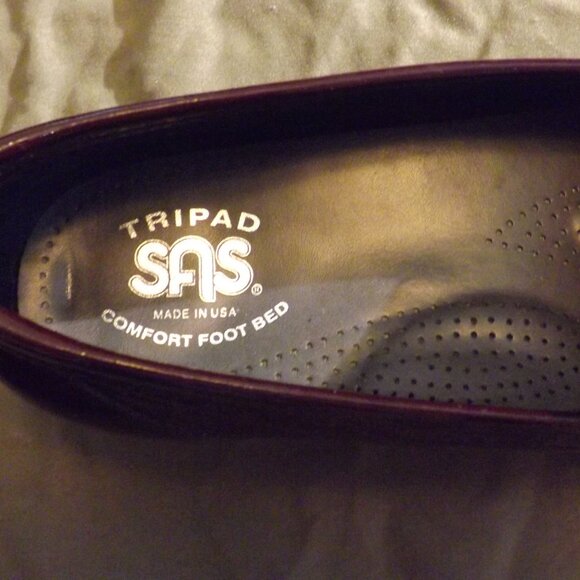 SAS Women Flat Loafer Tripad Comfort Color Red Size 7  made in USA - Picture 5 of 6